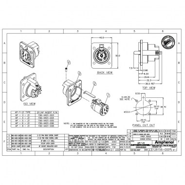Amphenol AP4-21 Разъемы